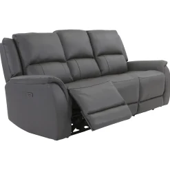 Rockwell Buy the Power Reclining Leather Sofa, Get the Power Recliner Free