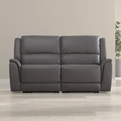 Rockwell Power Leather Loveseat