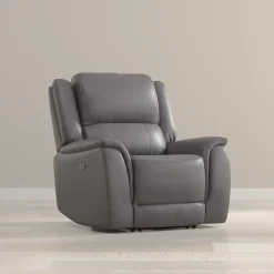 Rockwell Power Leather Recliner