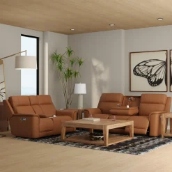Ryker Brown Power Reclining Living Room Set