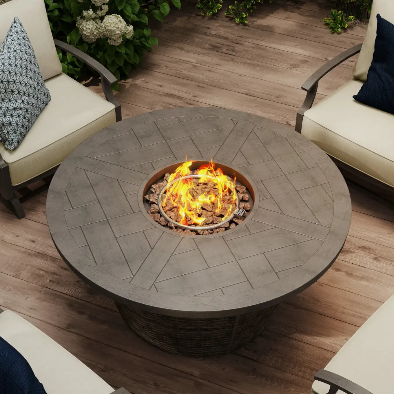 Saint Lucia Fire Chat Set-New!
