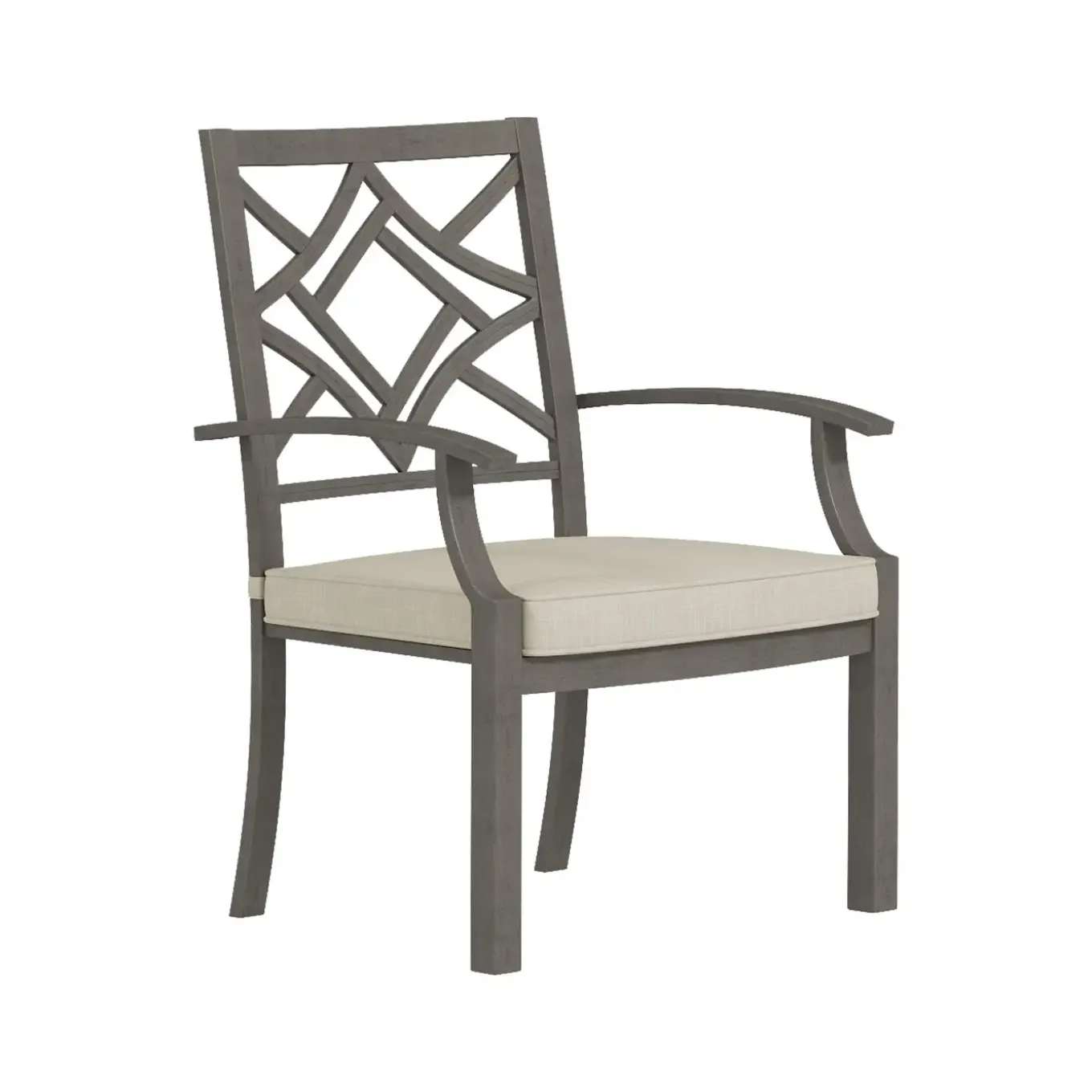Saint Lucia Outdoor Dining Set-New! 7pc Dining Set: Table, 4 Armchairs & 2 Swivel Armchairs