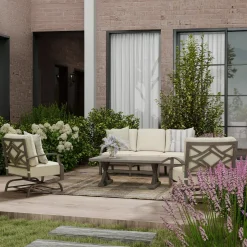 Saint Lucia 3pc Set: Sofa & 2 Motion Chairs