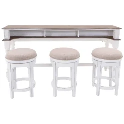 Savannah Console Table & 3 Stools