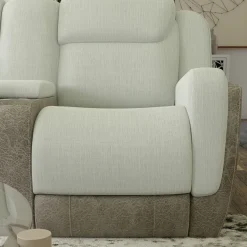 Scout Tan Reclining Living Room Set Power Reclining Sofa & Loveseat