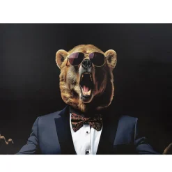 Screaming Bear Wall Art