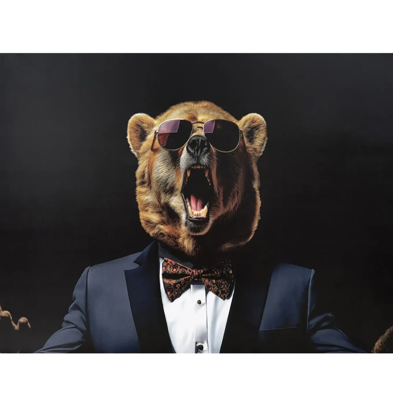 Screaming Bear Wall Art