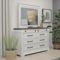Sheridan California King Storage Bed, Dresser, Mirror, Nightstand