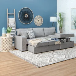 Siesta Sofa Chaise with Pop-Up Trundle