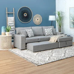 Siesta Sofa Chaise with Pop-Up Trundle