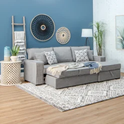 Siesta Sofa Chaise with Pop-Up Trundle