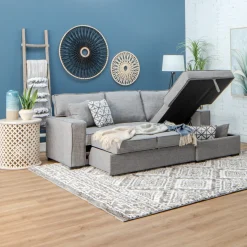 Siesta Sofa Chaise with Pop-Up Trundle