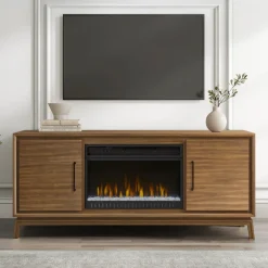 Sloan 64" Fireplace Console with/26" insert