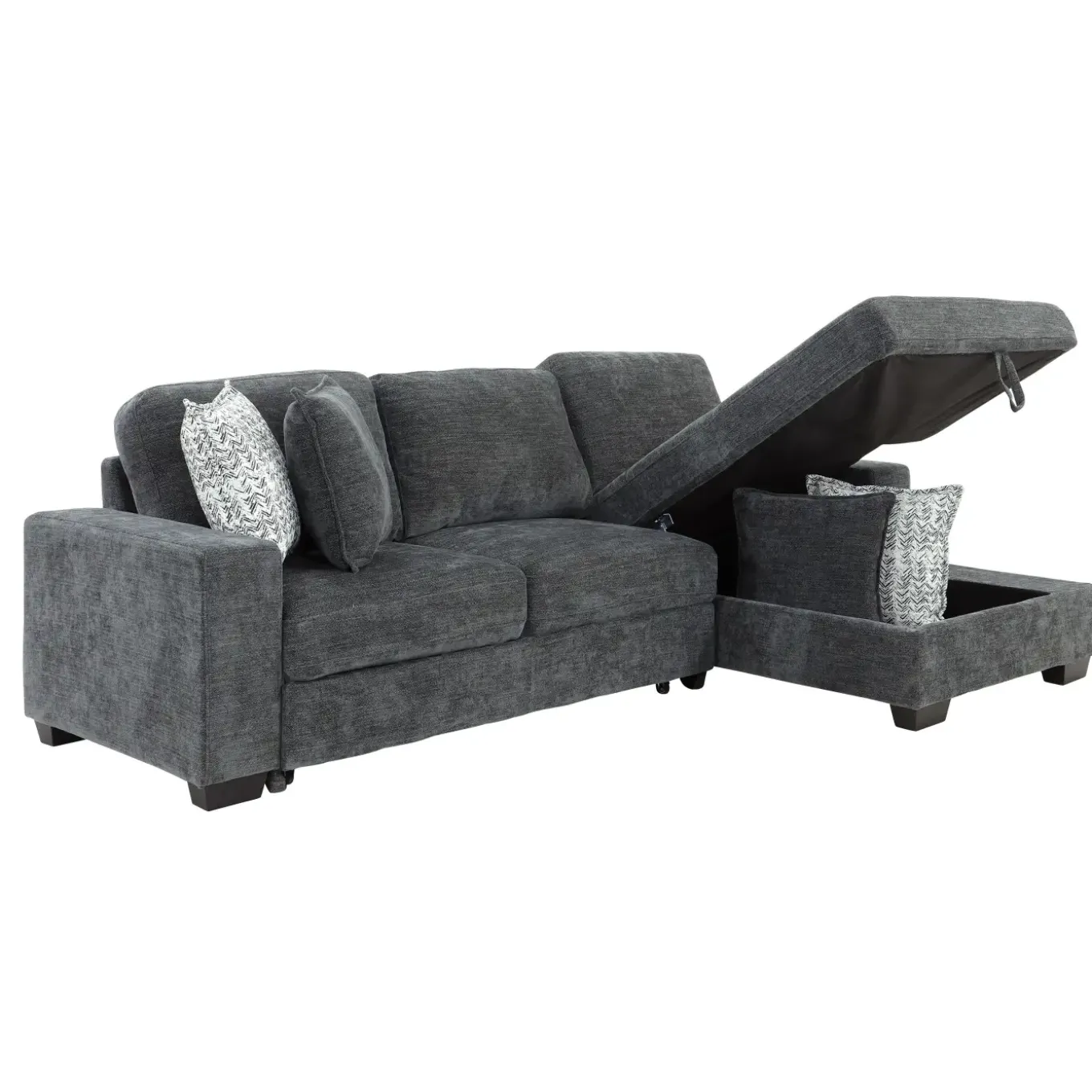 Slumber 2pc Sleeper Sofa with Right Storage Chaise