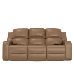 Soundwave Living Room Set Immersive Power Leather Reclining Sofa & Loveseat