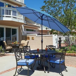 St. Lucia 9' Round Auto-Tilt Umbrella