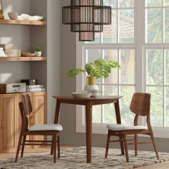 Sullivan 3pc Corner Dining Set: Table & 2 Side Chairs