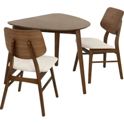 Sullivan 3pc Corner Dining Set: Table & 2 Side Chairs