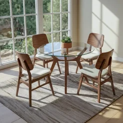 Sullivan Round Glass Dining Set-New!