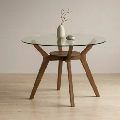 Sullivan Round Table With Glass Top