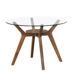 Sullivan Round Table With Glass Top