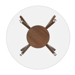 Sullivan Round Table With Glass Top