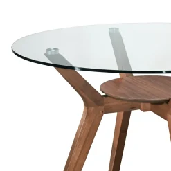 Sullivan Round Table With Glass Top