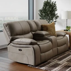 Trilogy Power Reclining Console Loveseat
