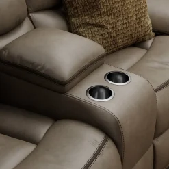 Trilogy Power Reclining Living Room Set-Brown