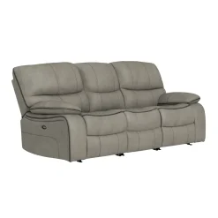 Trilogy Power Reclining Living Room Set-Gray