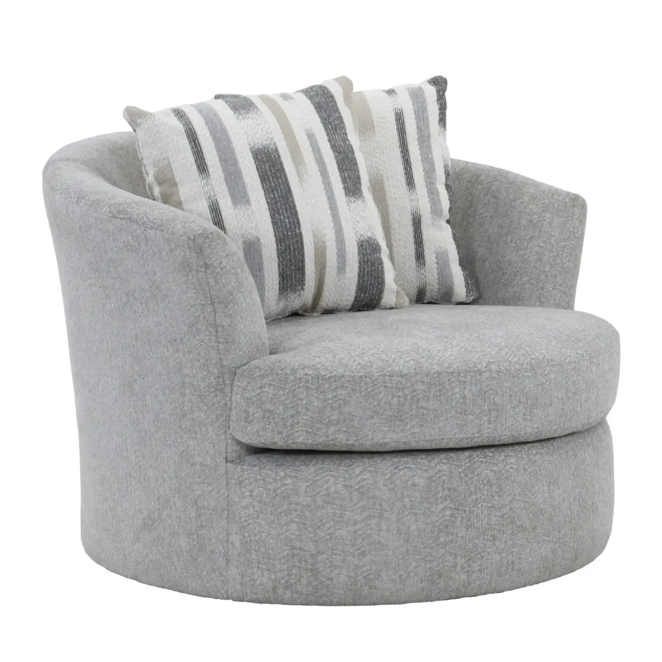 Trinton Swivel Chair with 2 Pillows