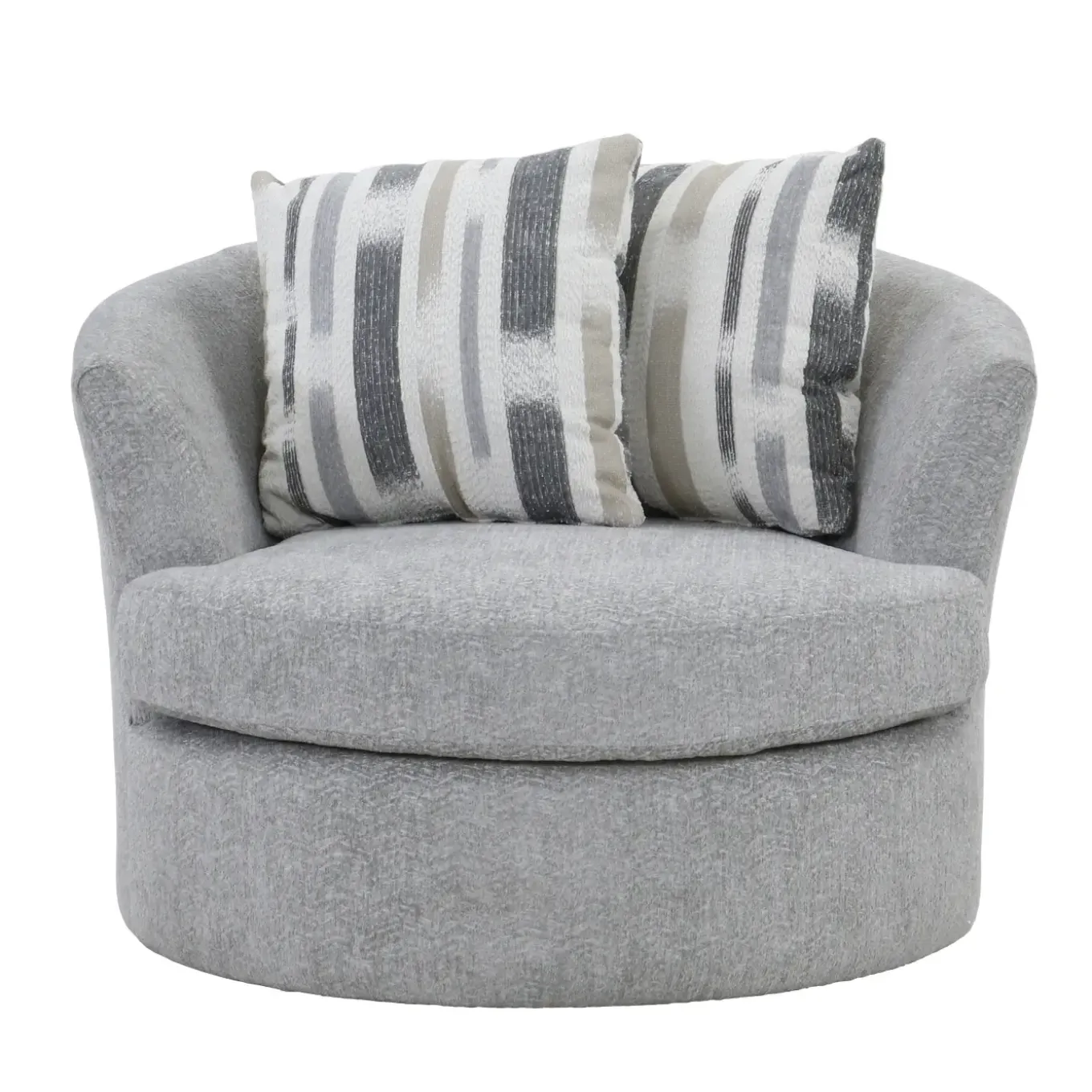 Trinton Swivel Chair with 2 Pillows