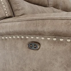 Triplex Power Reclining Console Loveseat