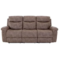 Triplex Power Reclining Living Room Set-Brown