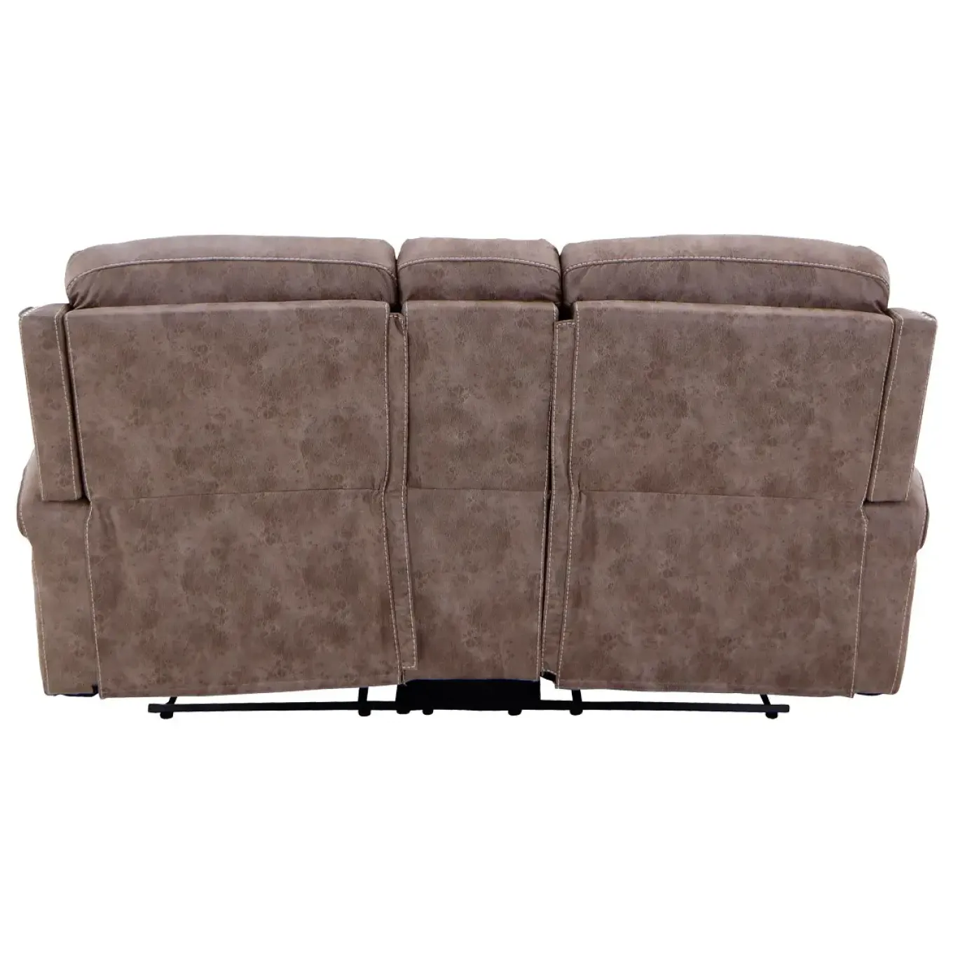 Triplex Reclining Console Loveseat
