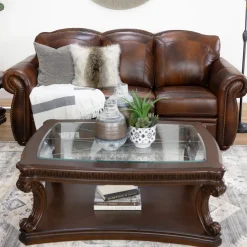 Tuscan Leather Living Room Set