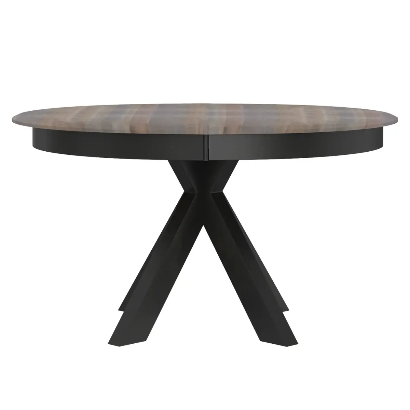 Vibrance Extendable Round Dining Table With Custom Finish Options