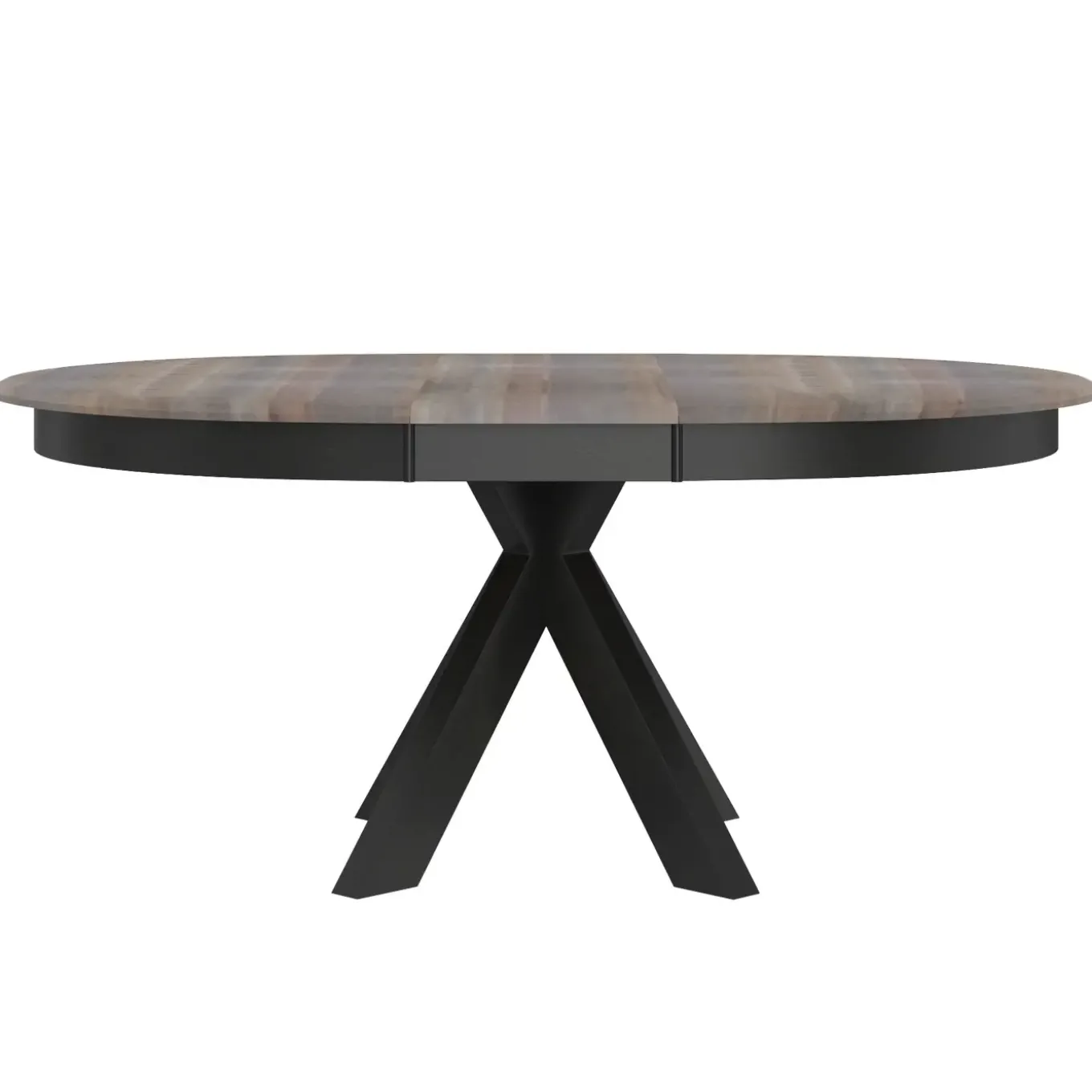 Vibrance Extendable Round Dining Table With Custom Finish Options