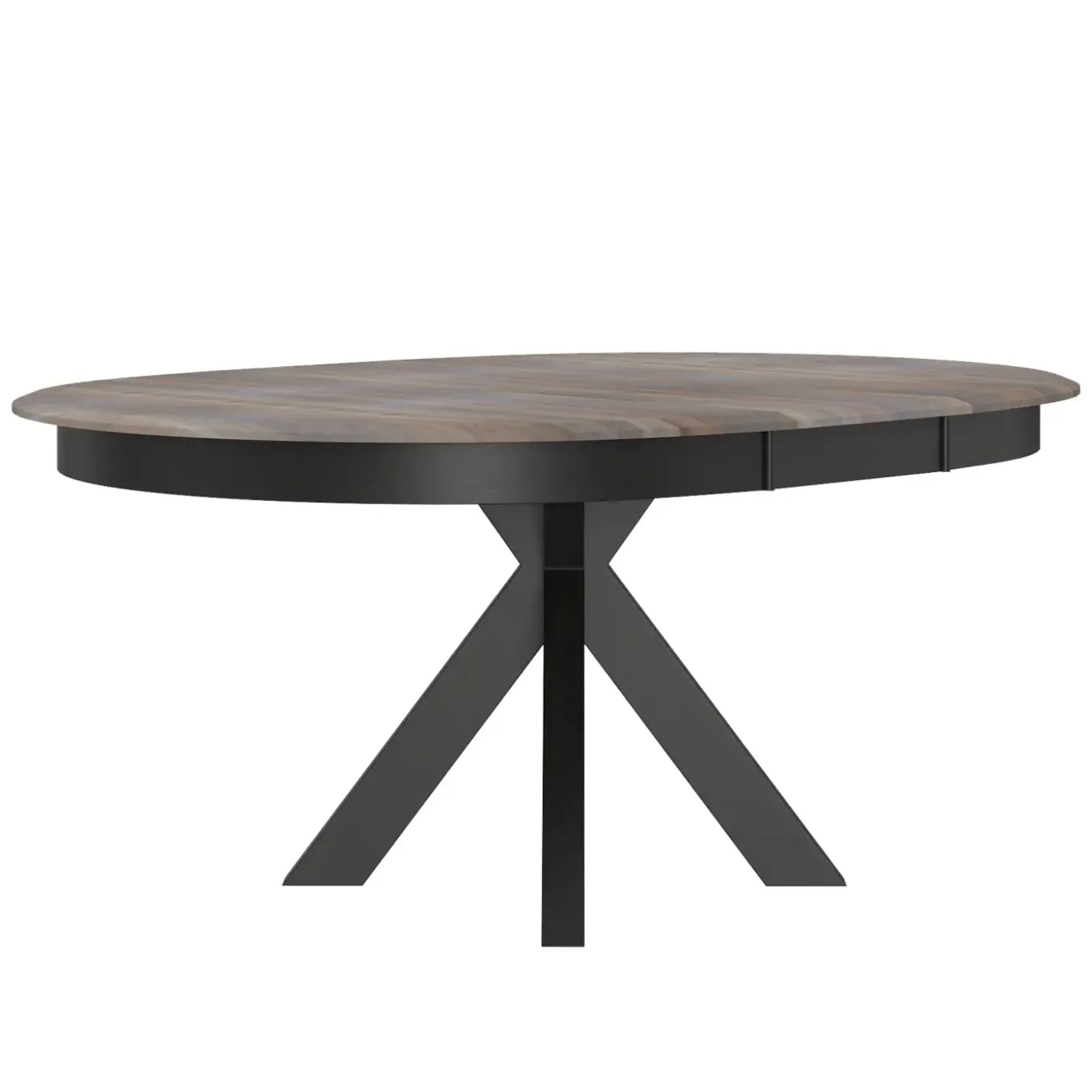 Vibrance Extendable Round Dining Table With Custom Finish Options