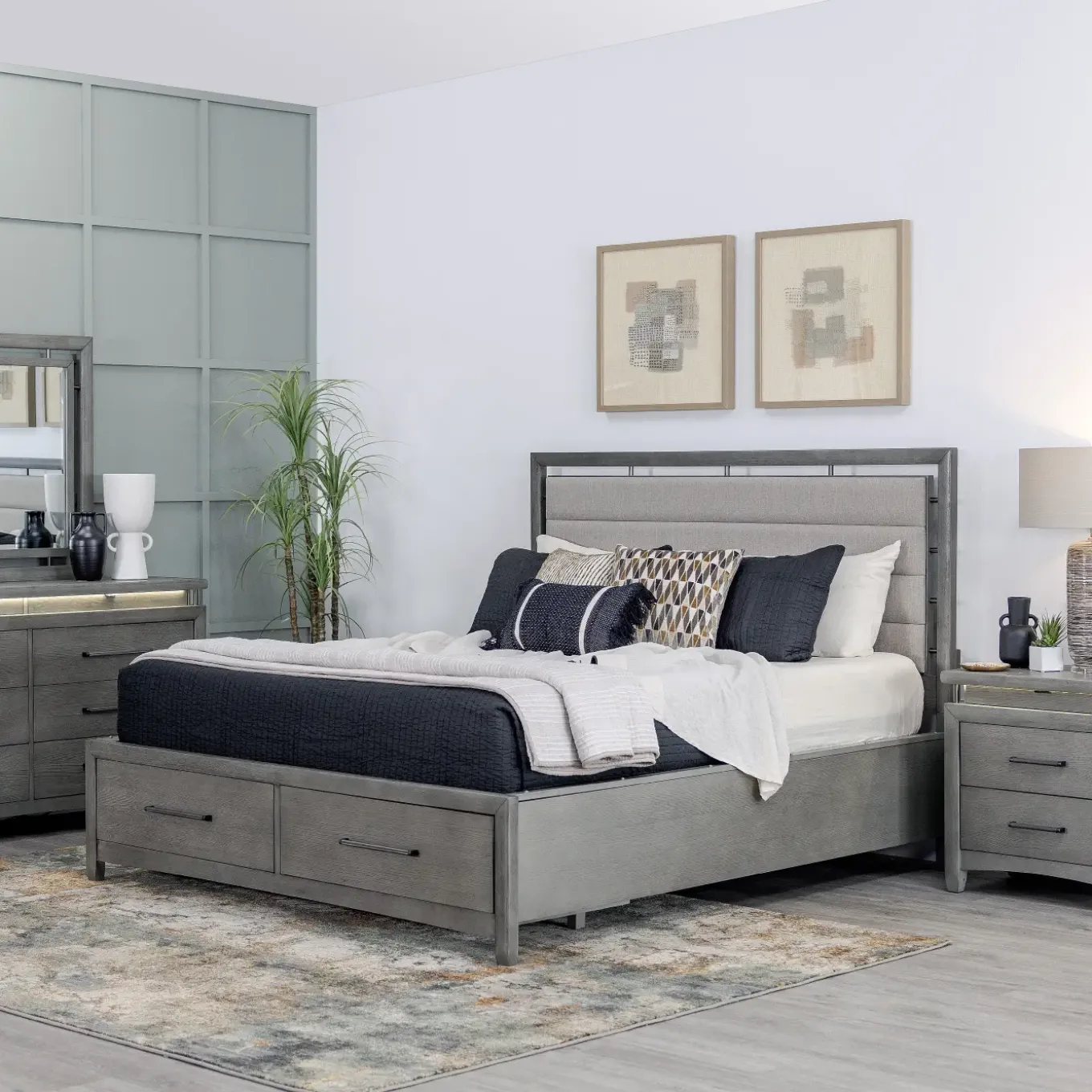 Winslet Califorina King Storage Panel Bed