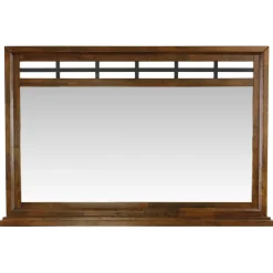 Wisteria Eastern King Storage Sleigh Bed, Dresser, Mirror & Nightstand
