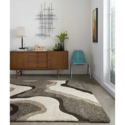 7'7x10'6 Fault Line Area Rug