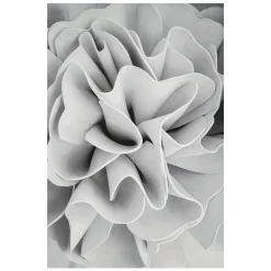 56x84 Monochromatic Ruffle Wall Art