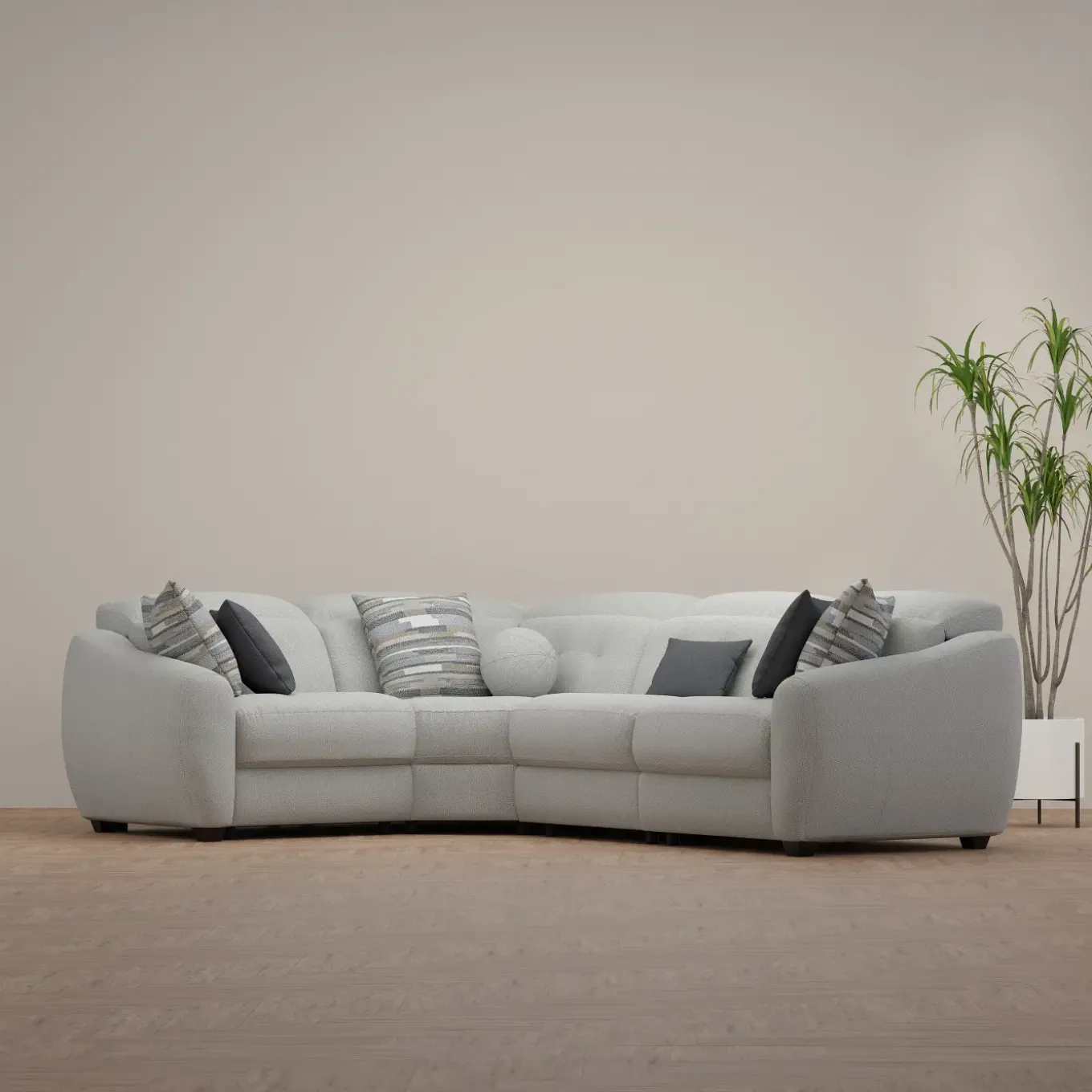 Zandra 4pc Power Sectional